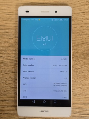 Huawei lite ale l21 - huawei, weiß
